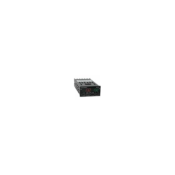 1/32 DIN temperature/process controller, relay outputs 1 and 2, low voltage